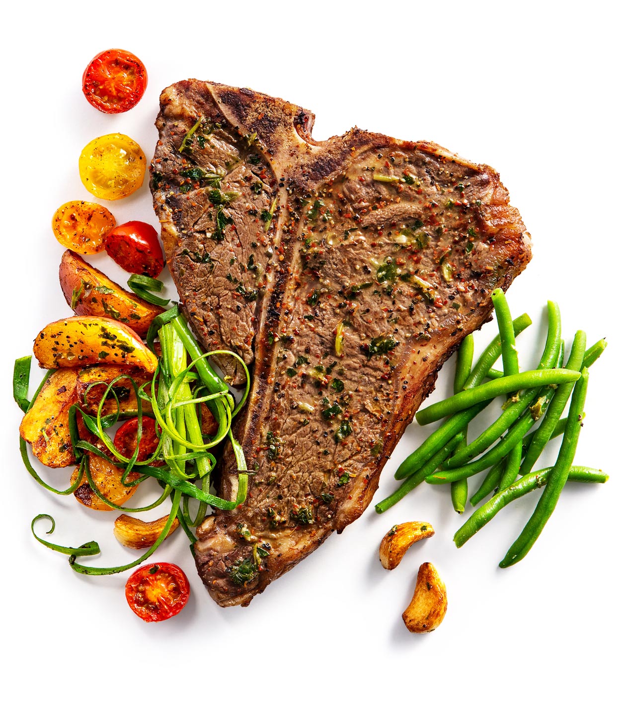 Grilled T-bone steak for Festival Foods
