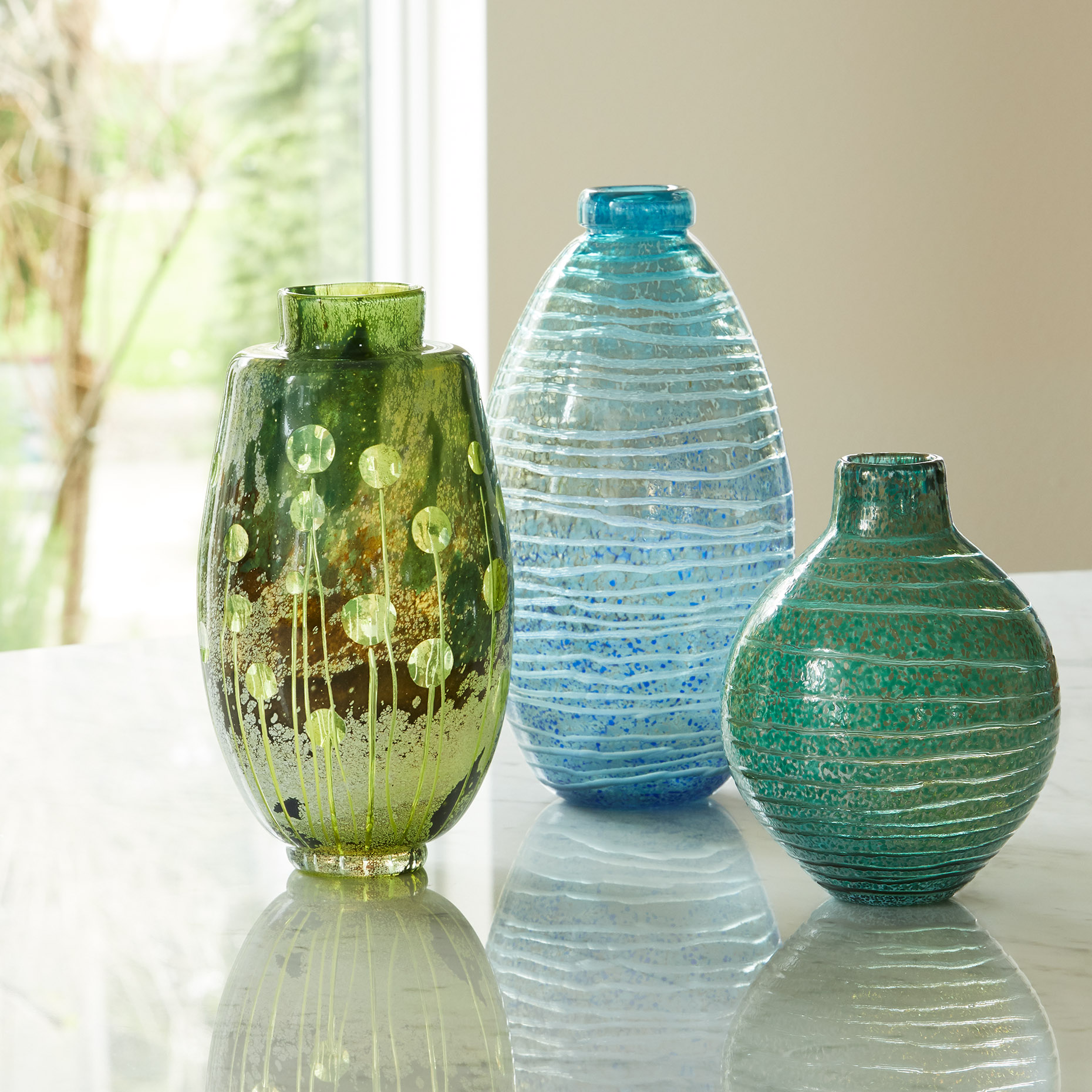 Jones Glass Vases for Artful Home
