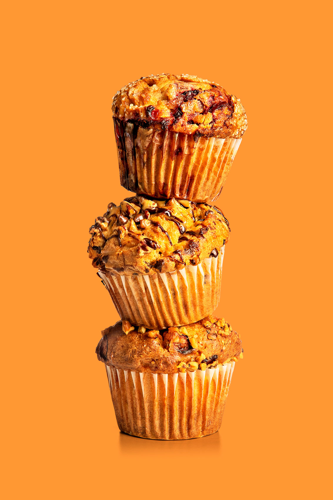 Muffin stack for Festival Foods